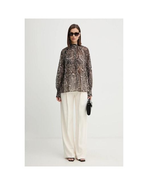 Blouses Guess de color Brown