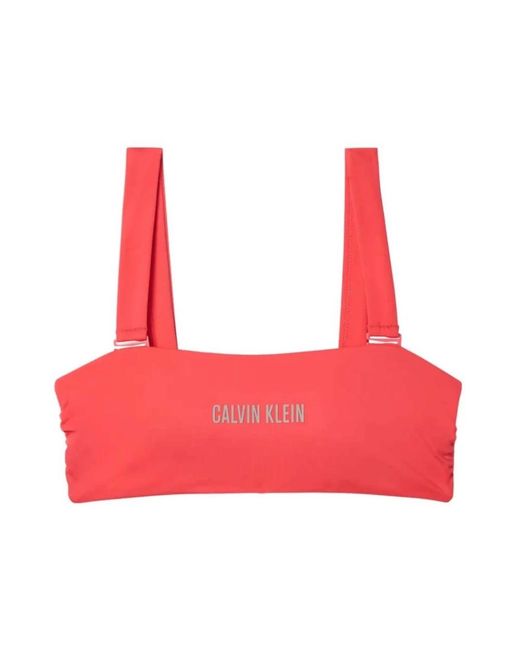 Bikinis Calvin Klein de color Red