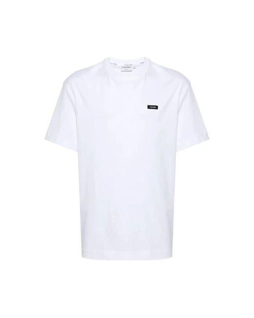 Calvin Klein Weiße T-Shirts Und Polos in White für Herren