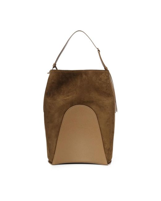 Alaïa Brown Shoulder Bags