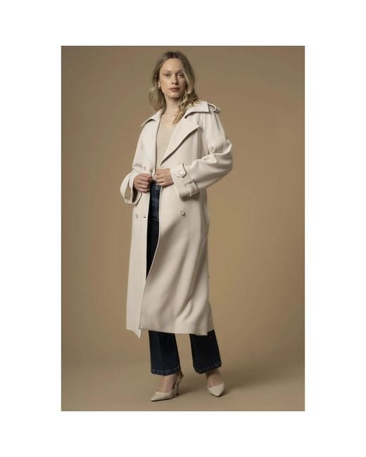 Kocca Natural Double-Breasted Coats