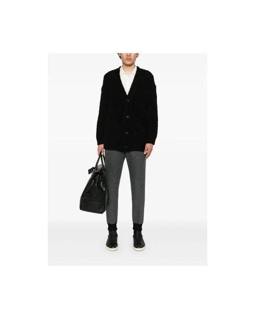 Tagliatore Black Cardigans for men