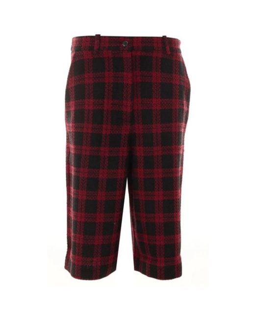 Pinko Red Bermudas