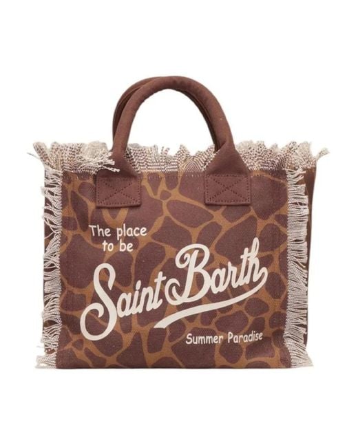 Mc2 Saint Barth Brown Shopping Bags