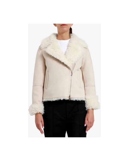Betta Corradi Faux Fur & Shearling Jackets in het Natural