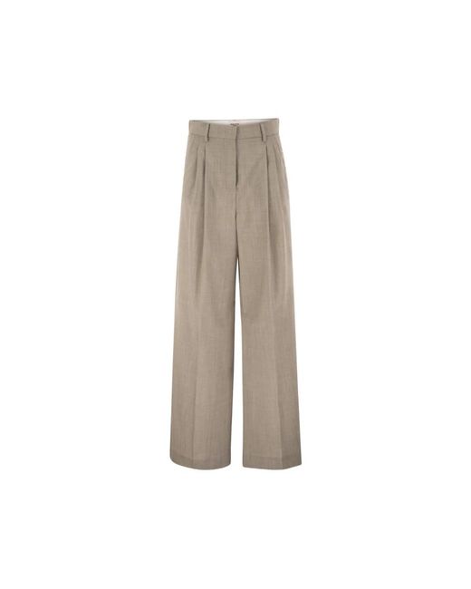 Weekend by Maxmara Natural Wide Trousers