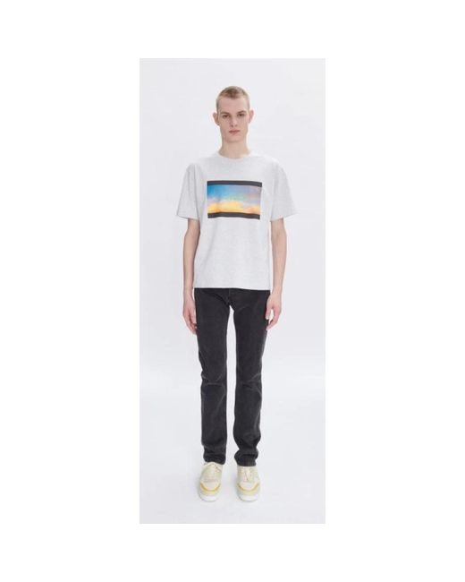 A.P.C. Gray Straight Fit Jeans for men