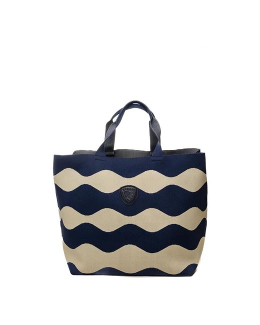 Tote Bags Blauer de color Blue