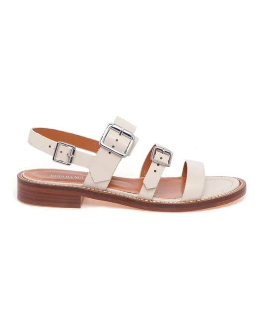 Guglielmo Rotta Pink Flat Sandals