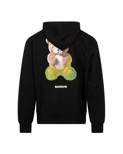 Barrow Fake Patch Hoodie in het Black voor heren