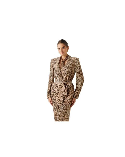 Guess Elegante Viscose Jas in het Brown