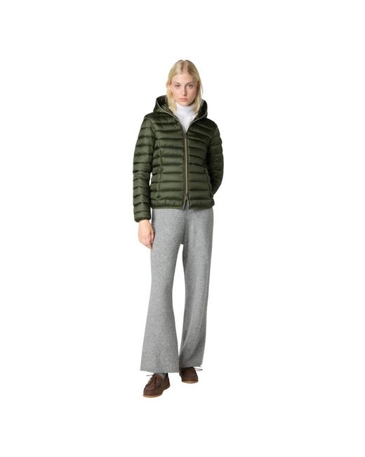Save The Duck Green Winter Jackets