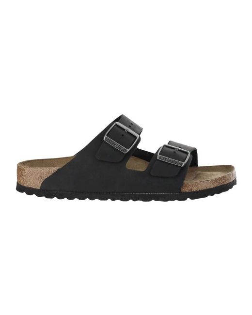 Birkenstock Black Sliders