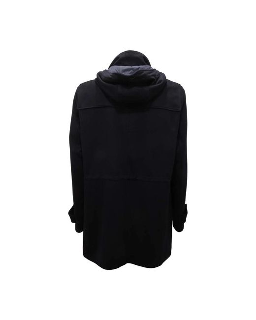 Herno Jassen ,Blauw ,Wol Wol Kasjmier Halve Jas Jas in het Black voor heren