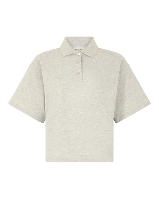 Saint Laurent Cassandre Polo in het White