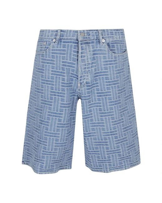 KENZO Blaue bermuda-shorts bekleidung in Blue für Herren
