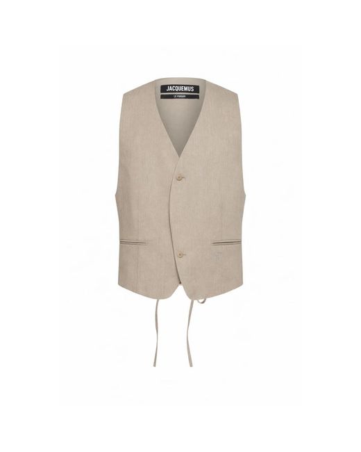 Jacquemus Natural Vests for men