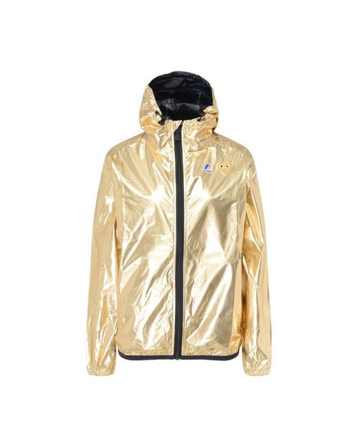 COMME DES GARÇONS PLAY Gold emblem jacke in Metallic für Herren