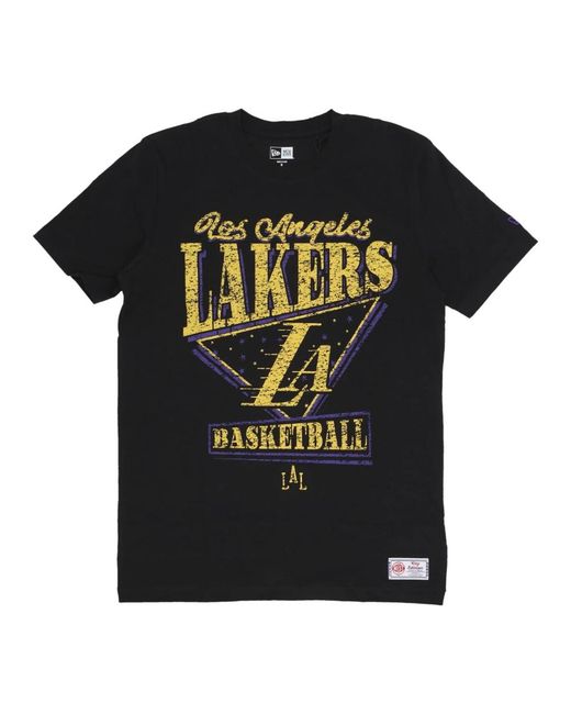 KTZ Tops ,Zwart ,Katoen Nba Ce Tee Loslak Original Team Colors in het Black voor heren
