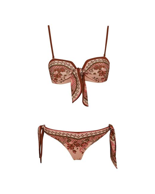 Bikinis Zimmermann de color Brown