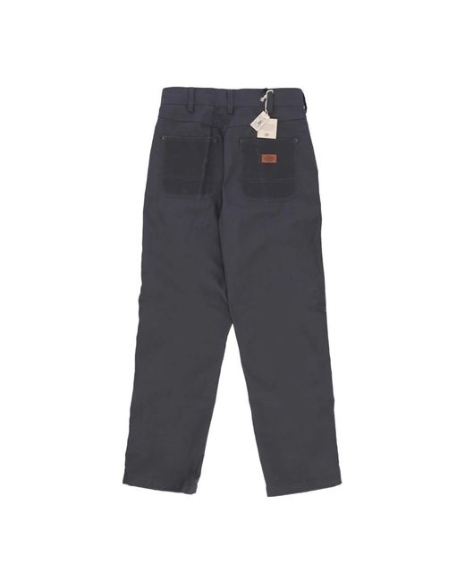 Dickies Gray Straight Trousers for men