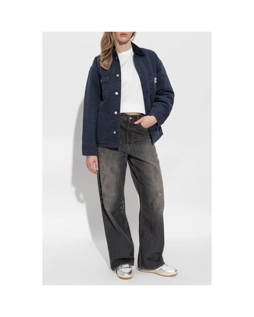 Carhartt Jassen ,Blauw ,Katoen Og Michigan Jack in het Blue