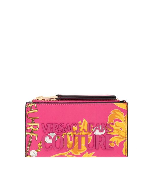 Versace Pink Synthetische brieftasche - originalhülle