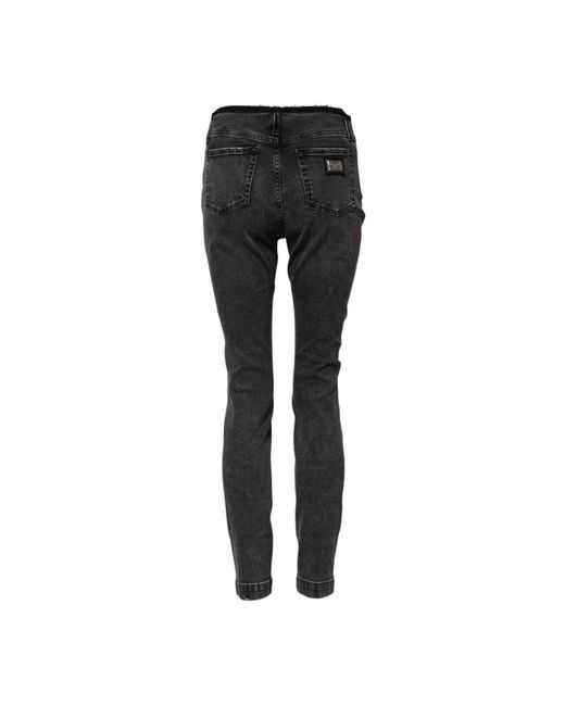 Dolce & Gabbana Black Skinny Fit Jeans