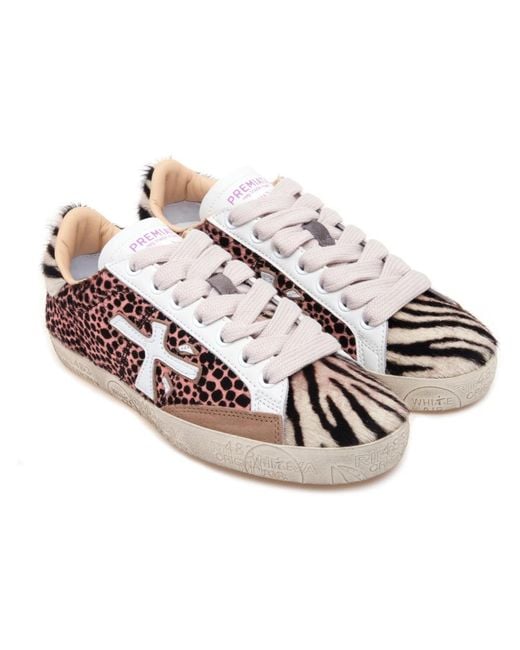 Premiata Pink Steven Sneaker