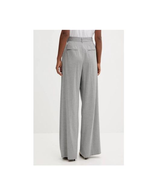 Marella Gray Wide Trousers