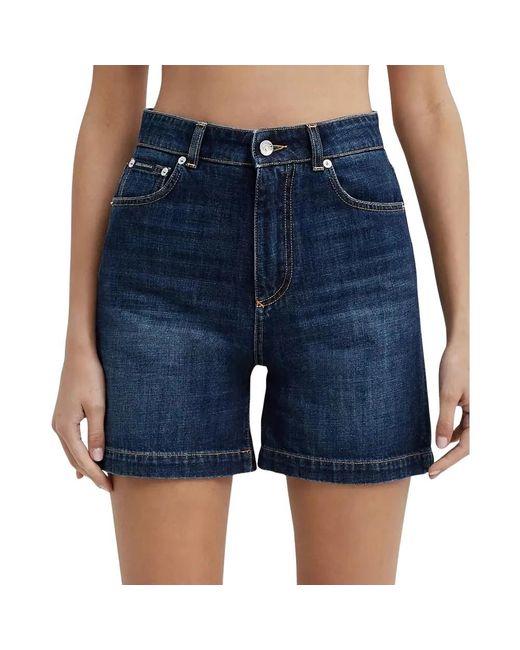 Dolce & Gabbana Blue Denim Shorts
