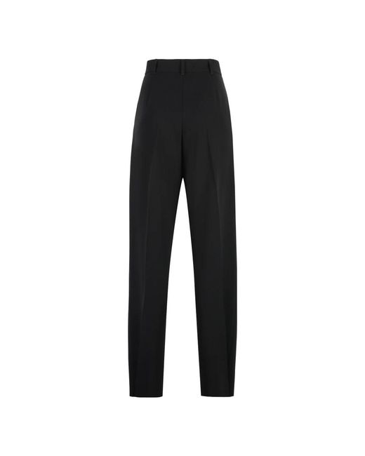 Max Mara Black Straight Trousers