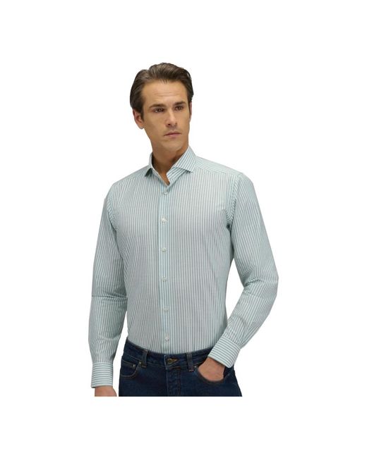 Xacus Green Formal Shirts for men