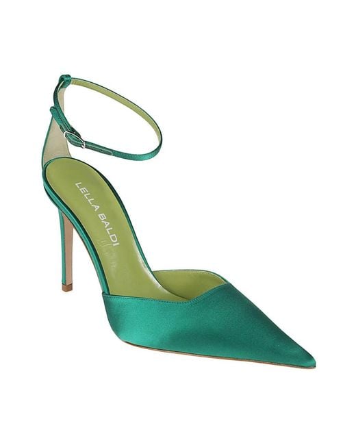Lella Baldi Green Pumps