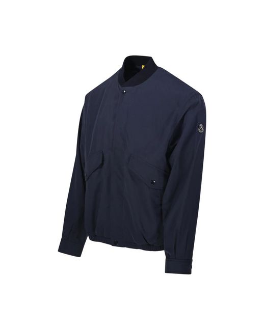 Moncler Blue Light Jackets for men