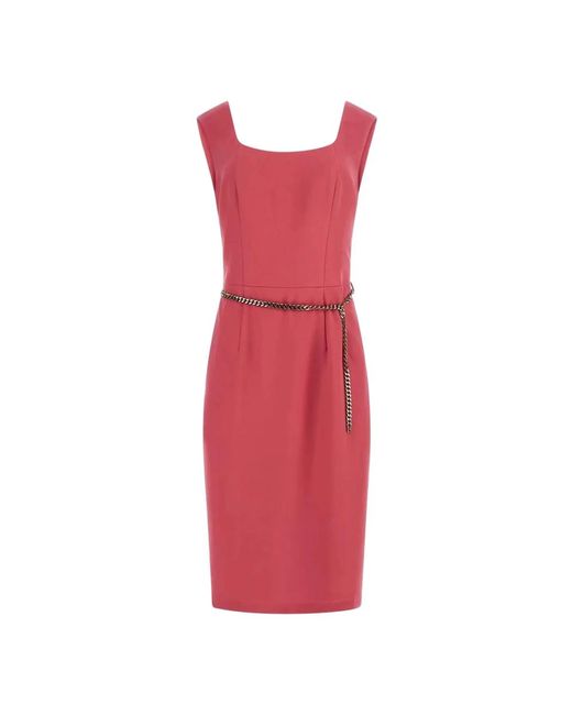 Short Dresses Guess de color Red