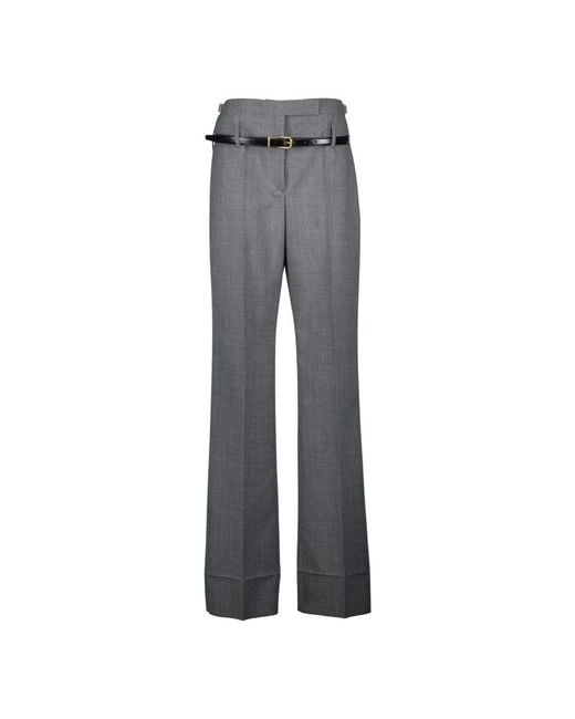 Prada Gray Wide Trousers