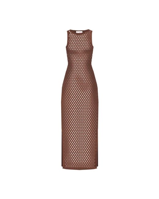 Mc2 Saint Barth Maxi Dresses in het Brown