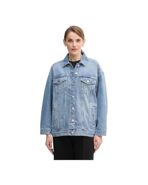 Denim Jackets DKNY en coloris Blue