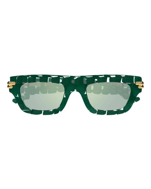 Bottega Veneta Green Sunglasses
