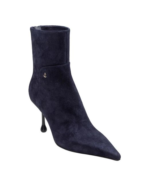Jimmy Choo Blue Heeled Boots