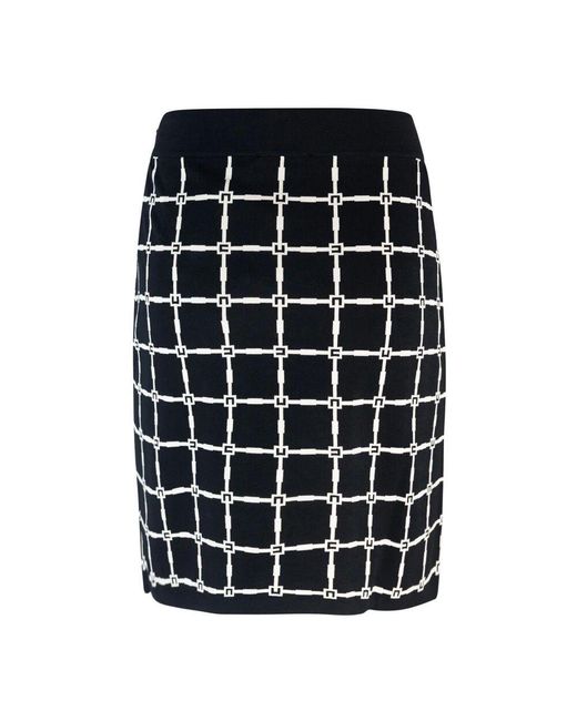 Short Skirts Elisabetta Franchi de color Black