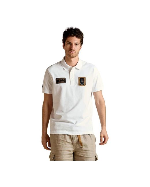 Aeronautica Militare Gray Polo Shirts for men