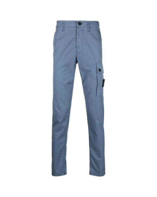 Trousers Stone Island pour homme en coloris Blue