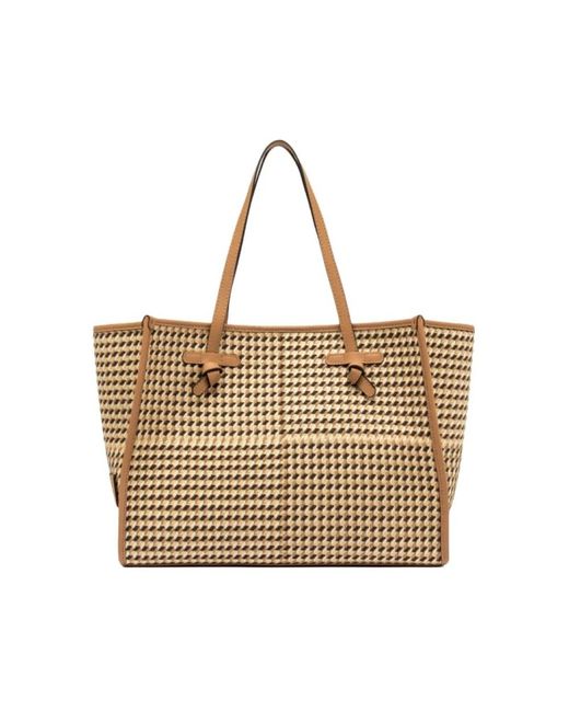 Gianni Chiarini Metallic Shopping Bags