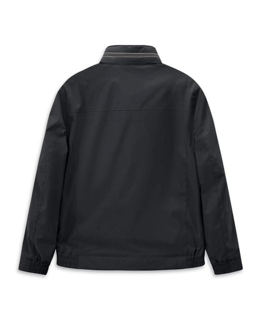 Bugatti Black Bomber Jackets for men