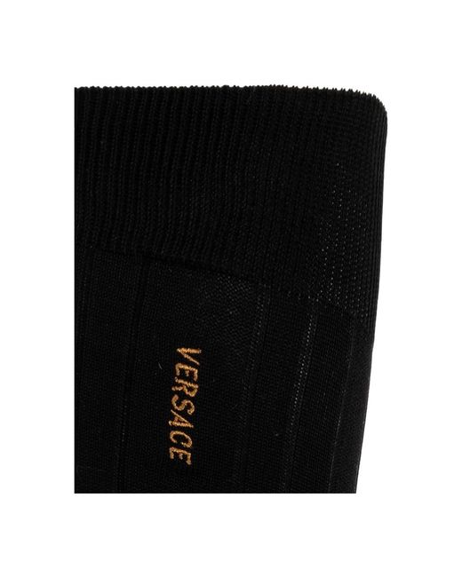 Socks Versace de hombre de color Black