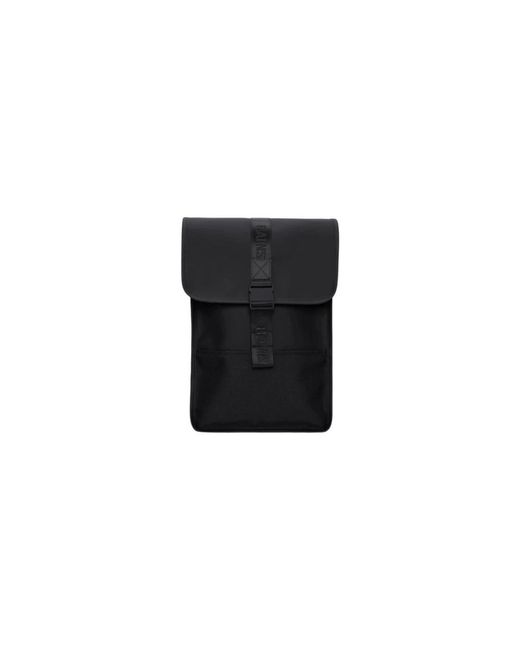 Rains Black Backpacks