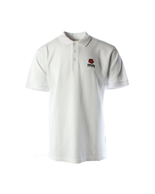 KENZO White Polo Shirts for men