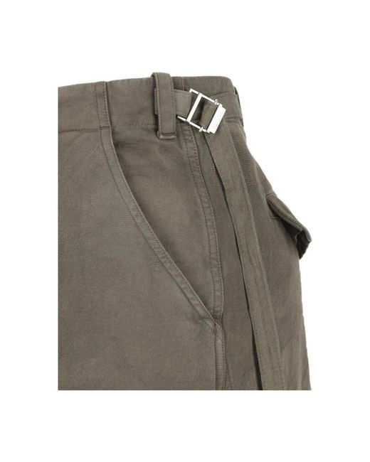 Fendi Gray Bermudas